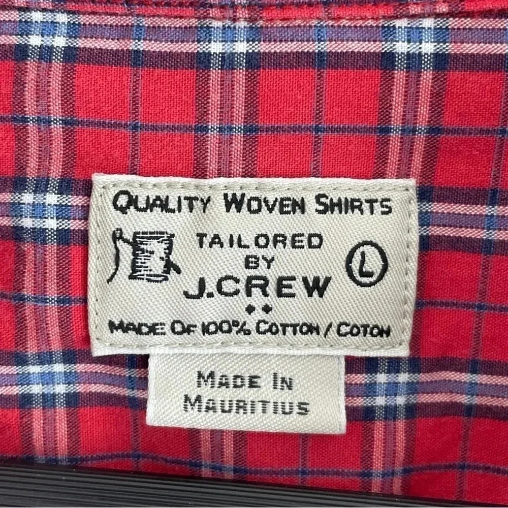 J. Crew Mens Size L Long Sleeve Button Down Shirt 2174
